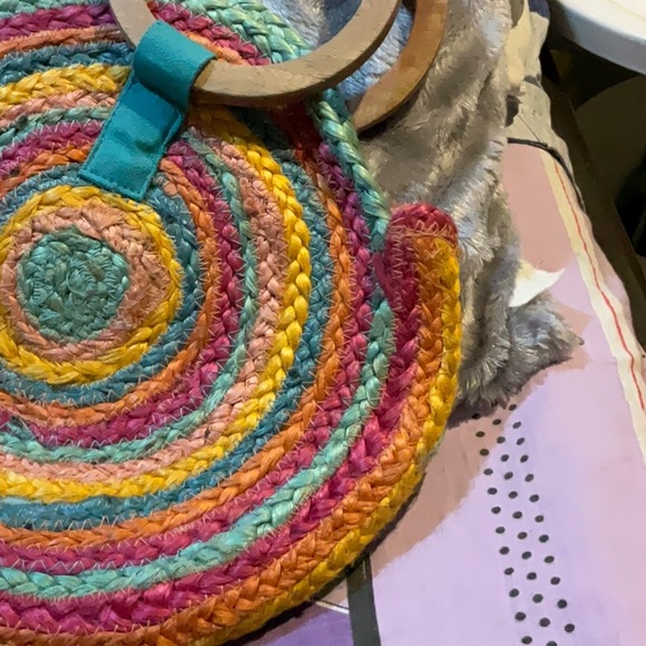 Colourful jute bag - Picture 2 of 3